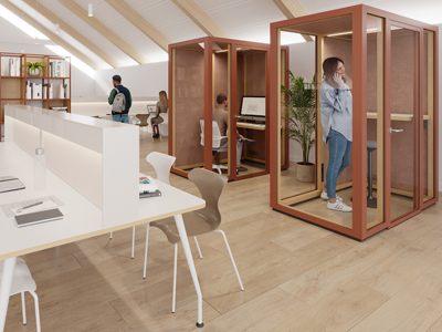 Estilo Mobiliario y Contract – Soluciones - Mamparas y tabique móvil / Cabinas